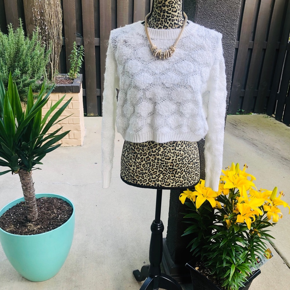Cute white sweater